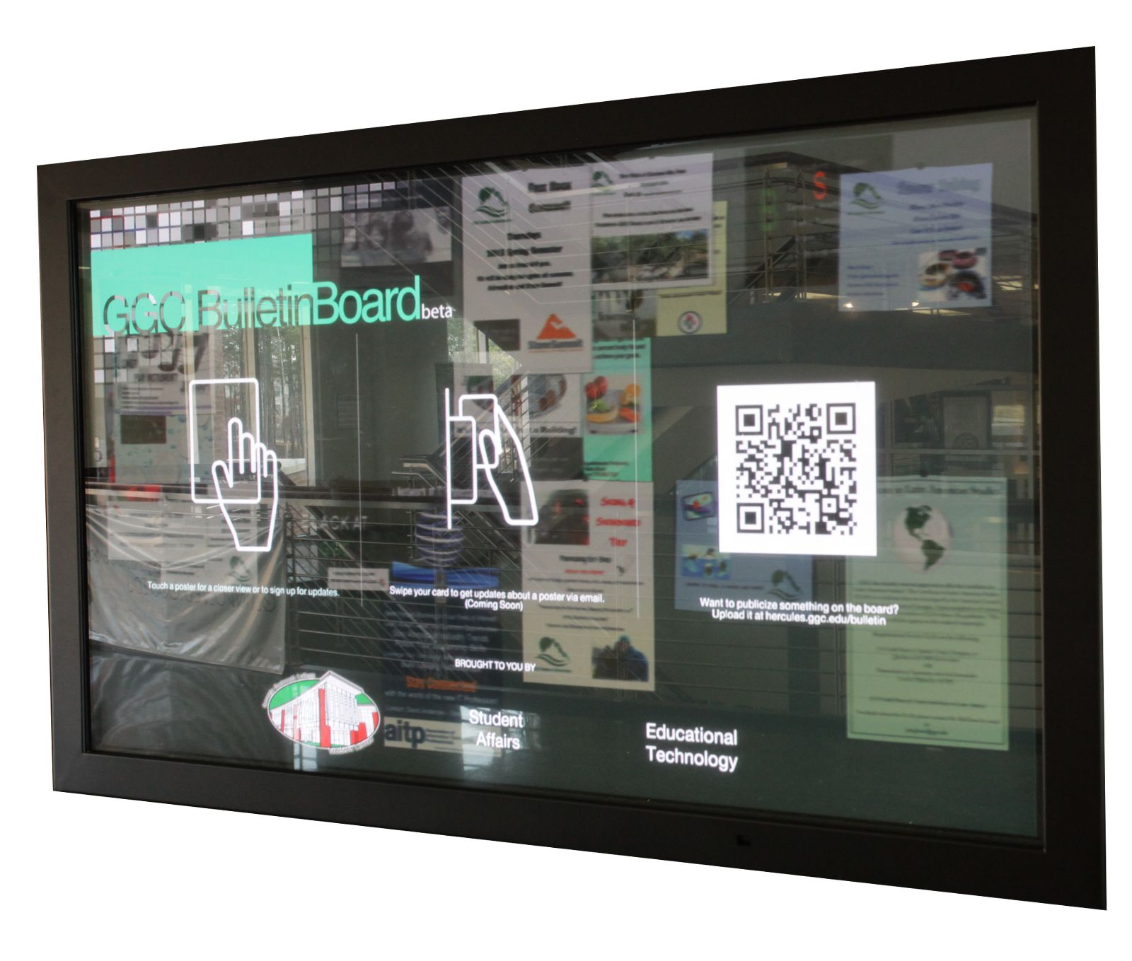 Large Touchscreen Digital Bulletin Board Andrew Champion